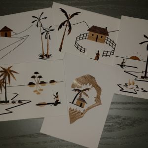 Kunstpostkarten Afrika-Motive (5 Stück)